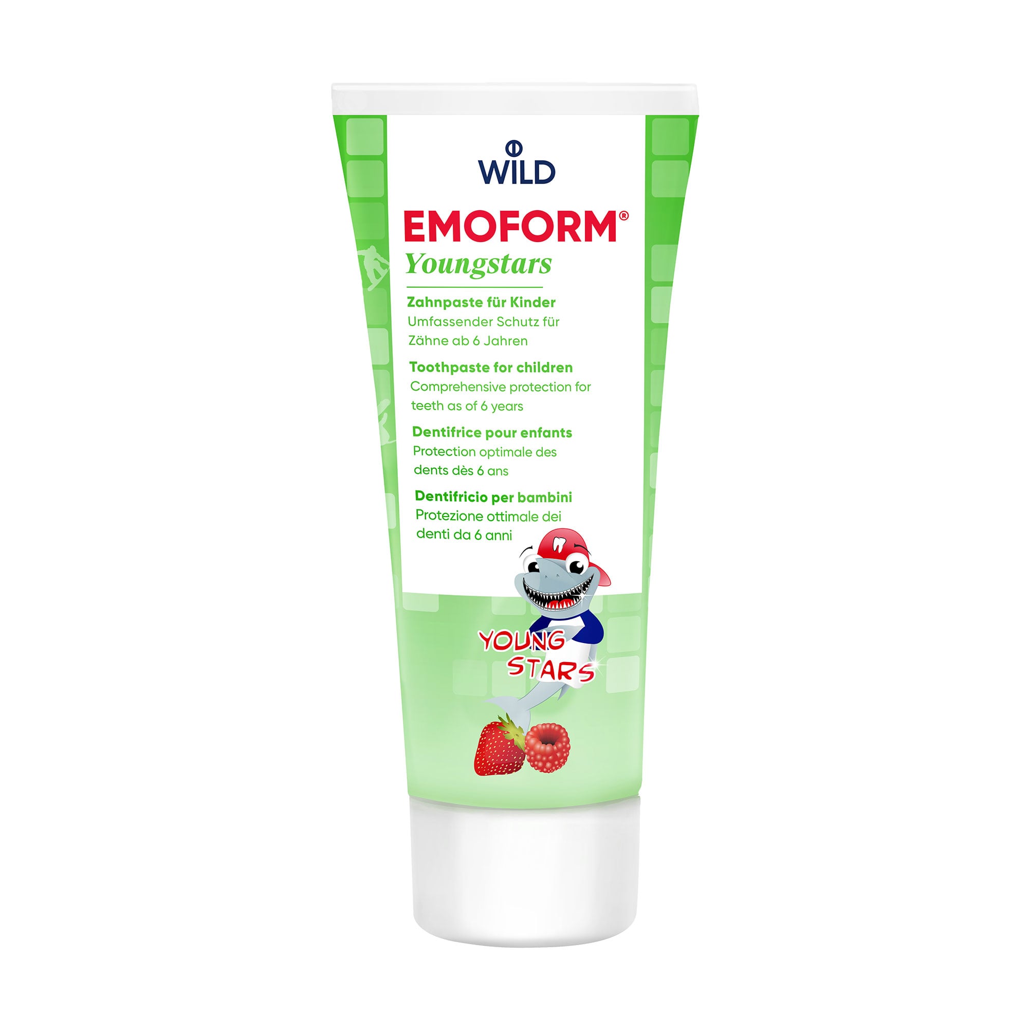Дитяча зубна паста Dr. Wild Emoform Youngstars, 75 мл